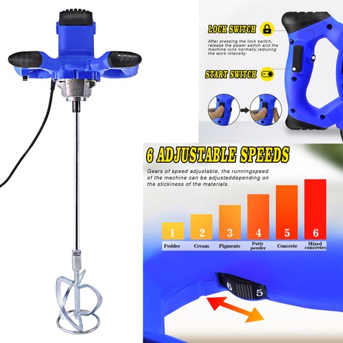 Electric gear mixing drill - gear,