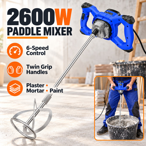 2600w electric plaster paddle - 2600w,