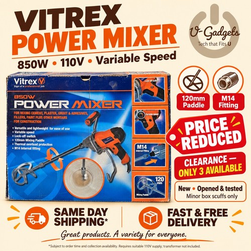 Vitrex 850w 110v variable - vitrex,