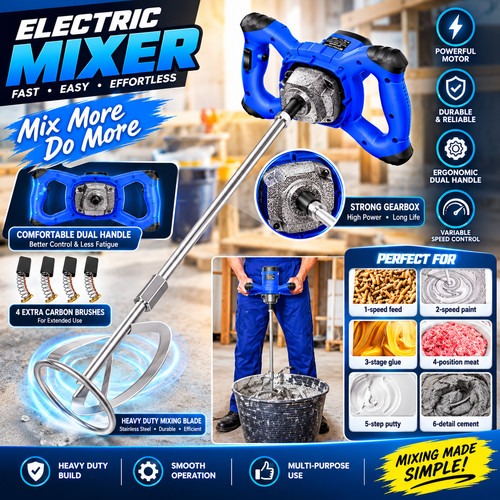 2600w electric plaster paddle - electric,
