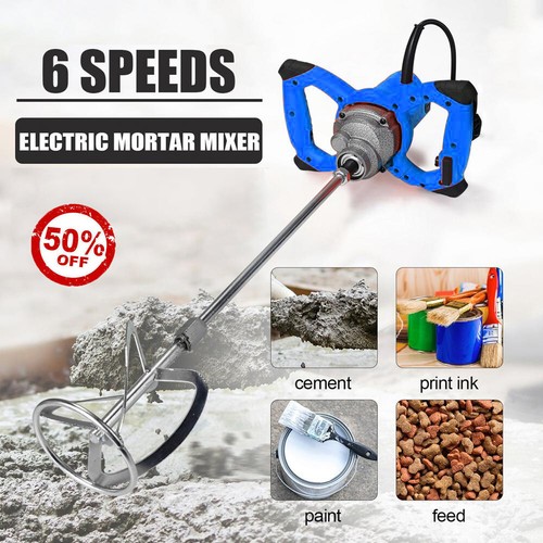 Electric plaster paddle mixer - plaster,