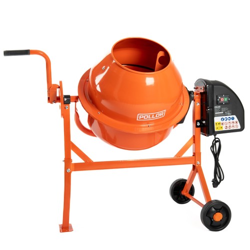 Electric cement concrete - cement, mixer
