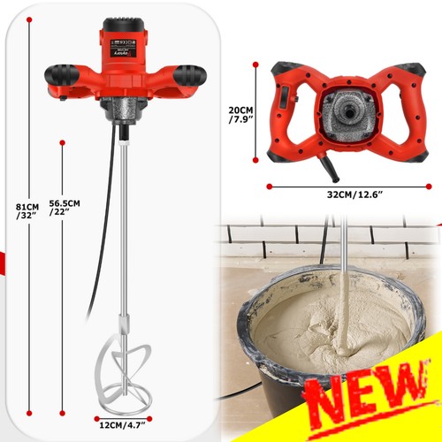 3800w electric plaster paddle - 3800w,